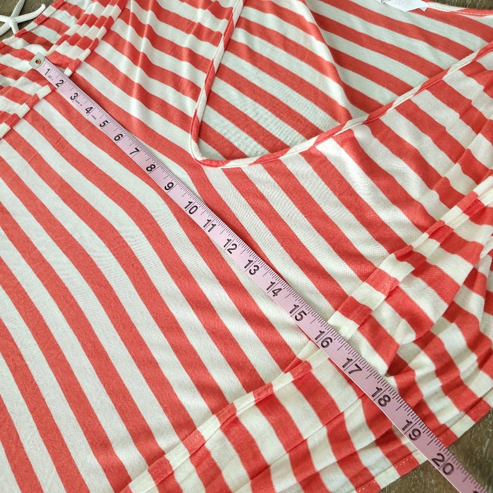 Ella Moss Striped Swim Beach Cover-up Women's Size Small - Picture 13 of 15